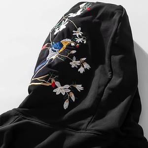 Sweat à capuche surdimensionné pour homme, broderie tendance, logo personnalisé, streetwear, 100% coton, séchage rapide, élégant - Product Image 5