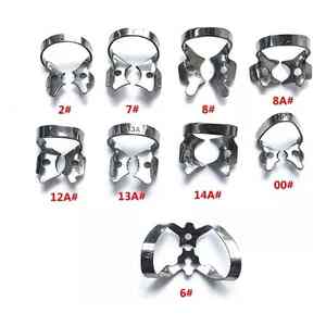 Ensemble de 12 barrages dentaires en caoutchouc de qualité industrielle Source d'alimentation manuelle comprenant des pinces en acier inoxydable - Product Image 2