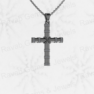 Colgante de Plata de Ley 925 con Cristales de Circonita, Diseño Religioso Cristiano, Chapado en Oro, para Mujer, Moda, Aniversario - Product Image 3