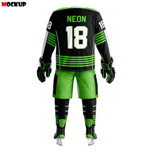 Uniforme de hockey sur glace unisexe sur mesure, maillot de hockey sur glace sublimé, vêtements de sport avec coudières pour l'entraînement et les matchs - Product Image 5