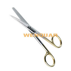 Tijeras de Podología de Alta Calidad de 15 cm, Acero Inoxidable, Punta Roma/Afilada, Anillo Dorado, Wenquar Quirúrgicas - Product Image 3