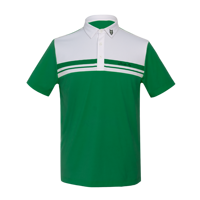 Polo de Manga Corta para Hombre Handee con Elegante Diseño de Rayas, 100% Poliéster, Transpirable, Ropa de Golf Moderna