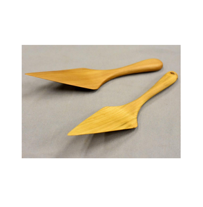 El mejor servidor de pastel de madera seguro para el agua pulida, logotipo de cumpleaños, cuchillo para pastel de boda y juego para servir con asa y soporte - Product Image 4