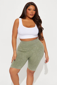 Vêtements de sport de compression en gros, yoga, taille haute, vêtements de sport personnalisés, shorts de cycliste - Product Image 4