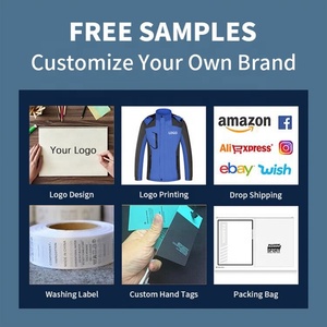 Chaqueta acolchada de plumón de ganso de poliéster y algodón con relleno Unisex con logotipo personalizado de invierno para hombre, chaqueta de plumón, envío DDP - Product Image 4