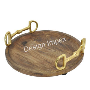 Pizza Platte Plateau Équestre Disque Hôtel Et Restaurants Fournitures Ronde Brownie Plateau Plateau En Gros Plateaux De Service Décoration - Product Image 3