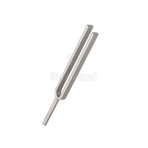 Tenedor de afinación manual de acero inoxidable de alta precisión para aplicaciones de afinación de música y audiología - Product Image 1