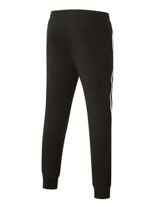 Nueva moda de invierno para hombre, chándal cómodo con cremallera y capucha con rayas laterales, estilo callejero informal, prendas de vestir para gimnasio, chaqueta de talla grande - Product Image 6