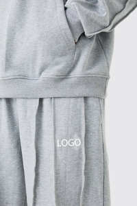 ชุดเซ็ตเสื้อฮู้ดดี้และกางเกงจ็อกเกอร์สตรีทแวร์แบบ 2 ชิ้น ดีไซน์ใหม่ ปี 2025 รับสกรีนโลโก้ตามสั่ง ระบายอากาศ แห้งเร็ว ลายพิมพ์ ชุดวอร์มสำหรับฤดูหนาว - Product Image 2