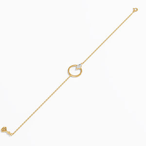 Eclipse Tipo Marquise Cut Lab Grown Diamond Classic Fashion Bracelet 14K 18K Oro amarillo Rodio Plateado 0.20ctw Venta al por mayor - Product Image 4