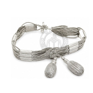 Cinturón Decorativo de Algodón Estilo Hussar con Textura de Tela Rica, Ligero y Ecológico, Diseño de Banda Ancha Ajustable - Product Image 3