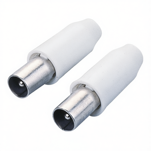 Ensemble d'adaptateurs de connecteurs d'antenne blancs PP0623 pour câbles coaxiaux et connecteurs – Catégorie de produit - Product Image 2