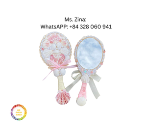 100% miroir de coquille de mer fait à la main accessoire de fille élégante cadeaux significatifs occasions spéciales fabriquées au Vietnam - Product Image 5