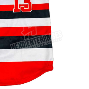 Maillot de baseball respirant cousu avec impression numérique par sublimation sur mesure OEM - Product Image 5