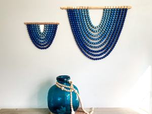 Belle tenture murale Boho avec broderie Mandala, salles de méditation et tenture murale en bois faite à la main - Product Image 5
