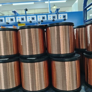 ลวดเหล็กเคลือบทองแดง0.08มม.-4.0มม. ลวด CCS/ลวด T-CCS สำหรับ usb/ สายโคแอกเซียล<span class=keywords><strong>0.51</strong></span> 0.813 0.643 - Product Image 4