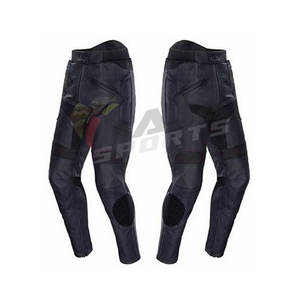 Moto de course coupe-vent protection Original cuir moto pantalon hommes meilleur moto pantalon - Product Image 5