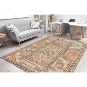 Alfombra Estampada en Tonos Suaves, Patrón Geométrico, Estilo Navajo, Estilo Anatolia, Alfombra Goblen - Product Image 3