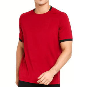 Vente en gros de t-shirts pour hommes t-shirt d'été uni en coton de haute qualité avec impression de logo personnalisé t-shirts pour hommes - Product Image 1