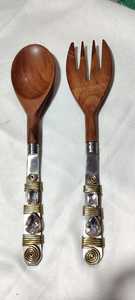 Luxury Kitchens Wear Wooden Spoon Tablespoon Handcrafted Utensils Unique <strong>Cutlery</strong> for Home Religious