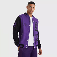 Blouson universitaire sur mesure, style Letterman, bomber à capuche, hiver, décontracté, 100% polyester, style urbain, pour homme, imprimé
