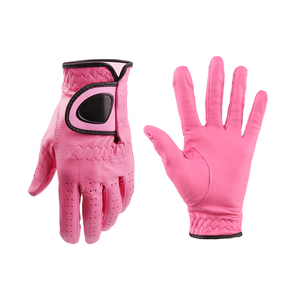 Diseña tu propio logotipo Guante de golf transpirable de cuero suave a todo color Deportes Guantes de golf personalizados al por mayor - Product Image 1