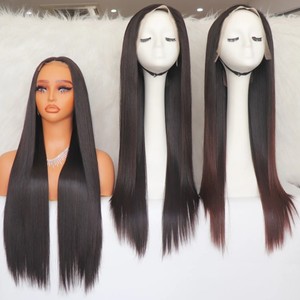 Peluca con malla frontal HD de cabello humano de alta calidad, 26 pulgadas, 28 pulgadas, 30 pulgadas, peluca de encaje de cabello Remy brasileño, pelucas de cabello humano recto sedoso - Product Image 4