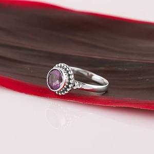 Anillo de Plata de Ley 925 Hecho a Mano con Ágata Natural de Color Azul, Chapado en Rodio, Joyería Estampada a Mano para Bodas y Fiestas - Product Image 3