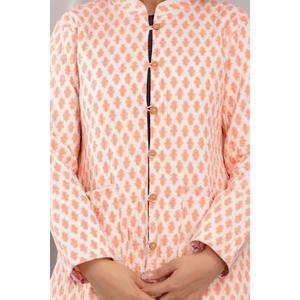 Women's Lightweight Cotton <b>Quilted</b> Peach <b>Jacket</b> Printed-SHKL1017 - Product Image 5