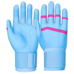 Gants d'entraînement de baseball et de softball en cuir personnalisables pour hommes Gants de frappeur extensibles et personnalisés - Product Image 1
