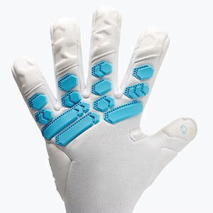Gants de gardien de but de football de haute qualité avancés avec paume en cuir durable revers ventilé ajustement confortable réglable - Product Image 5