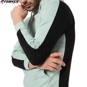 Sudadera con capucha de poliéster y algodón ligero de alta calidad, ropa de calle personalizada para hombre en blanco, sudaderas con capucha casuales personalizadas con logotipo OEM - Product Image 6