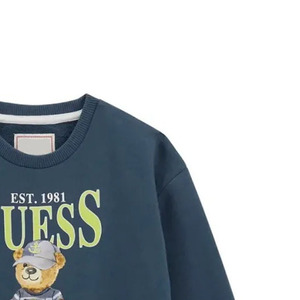 Sudadera Unisex de Corte Regular con Cuello Redondo, Felpa Francesa 100% Algodón, Estampado de Corazón, Transpirable, Resistente al Viento, 200g, Minimalista - Product Image 2