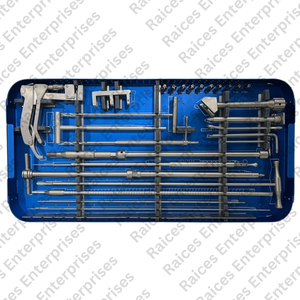 Kit Quirúrgico Ortopédico Manual para Clavo Femoral Proximal (PFNA) con Instrumentos, Cuchillas, Tornillos, Gancho de Extracción Cutánea y Placa Ósea - Product Image 6