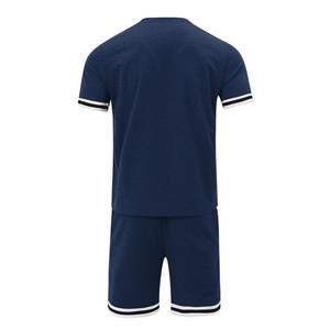 2025 vêtements de sport deux pièces survêtement Nylon hommes course ensemble de vêtements de sport grande taille hommes personnalisé coupe-vent survêtement - Product Image 3