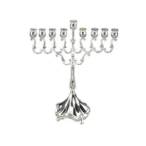 Candélabre de neuf bougies de Noël de couleur personnalisée de luxe décoration de la maison en métal - Product Image 2