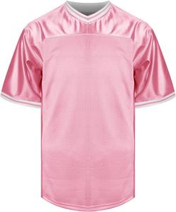 Camiseta de Práctica de Fútbol Americano Sublimada Personalizada de Alta Calidad, Talla Juvenil, Manga Corta, Malla Transpirable, Opción de Talla Grande, Diseño en la Espalda - Product Image 1