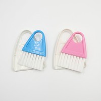 Mini pelle et brosse en PP avec rangement magnétique pour clavier, bureau, comptoir de cuisine, bleu et rose
