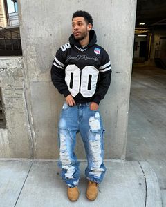 High Quality Custom Oversized Mesh Football Jersey <b>T</b>-<b>Shirt</b> Retro Soccer Mesh <b>Shirts</b> Men Boxy Mesh Football <b>T</b> <b>Shirt</b> - Product Image 4