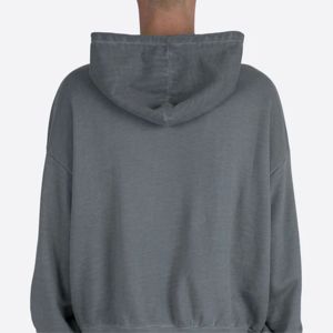 "Áo hoodie vá khóa kéo đơn nam bền bỉ-chất lượng cao, thoải mái và hoàn hảo cho trang phục hàng ngày và các hoạt động bình thường" - Product Image 5