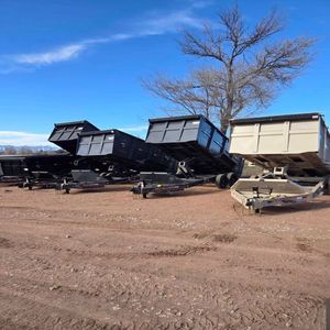 Factory-Priced New Used 3 4 Axle Rear Tipper Semi <b>Trailer</b> for Construction Farming Includes Hydraulic Pump System FR Origin High - Product Image 5