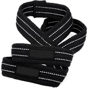 Heavy Duty Premium Padded Figure 8 Lifting <b>Straps</b> For Deadlift Wholesale Weight Lifting <b>Wrist</b> <b>Straps</b> Pull Up Gym Lifting <b>Straps</b> - Product Image 6