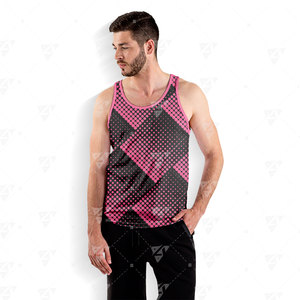 ชุดวิ่งผู้ชายแบบสปอร์ตไร้ตะเข็บ ผ้าถักโพลีเอสเตอร์ 100% พิมพ์ลายแบบซับลิเมชั่น ระบายอากาศ แห้งเร็ว น้ำหนักเบา - Product Image 6