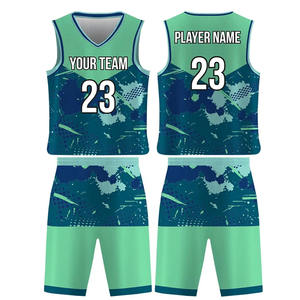OEM Custom Design Logo Basketball Wear Sublimation Basketball Uniform Team <b>Club</b> Number Stitched Basketball Wear Set - Product Image 5