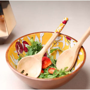 Bol de service alimentaire pour la maison avec cuillères, design merveilleux, forme ronde, accessoire de table, au prix le plus bas - Product Image 4