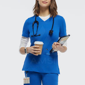 Conjuntos de uniforme de alta calidad para mujer, nuevo diseño, para Hospital, Etiqueta Privada, uniformes médicos, Doctor y enfermera - Product Image 2
