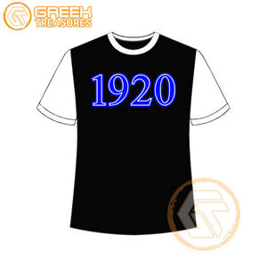 Venta al por mayor personalizada Zeta Phi Beta mujeres camiseta hermandad ropa algodón camisetas más finas mujeres fraternidad prendas - Product Image 3