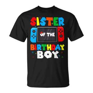 Camiseta familiar a juego para el cumpleañero con diseño de hermana para una ocasión divertida y festiva - Product Image 2