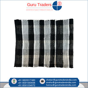 Fournisseur en gros vendant des tapis de porte en chindi antidérapants personnalisables faits à la main pour la maison et le commerce à un prix exclusif - Product Image 2