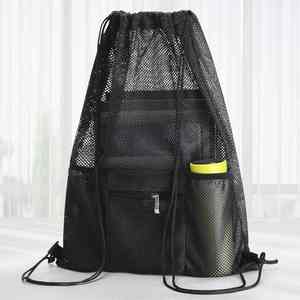 Mochila de Malla con Cordón, Portátil y Moderna, de 41*49cm, con Logotipo Personalizado, Multifuncional para Gimnasio, Atletismo, Natación, Playa - Product Image 2